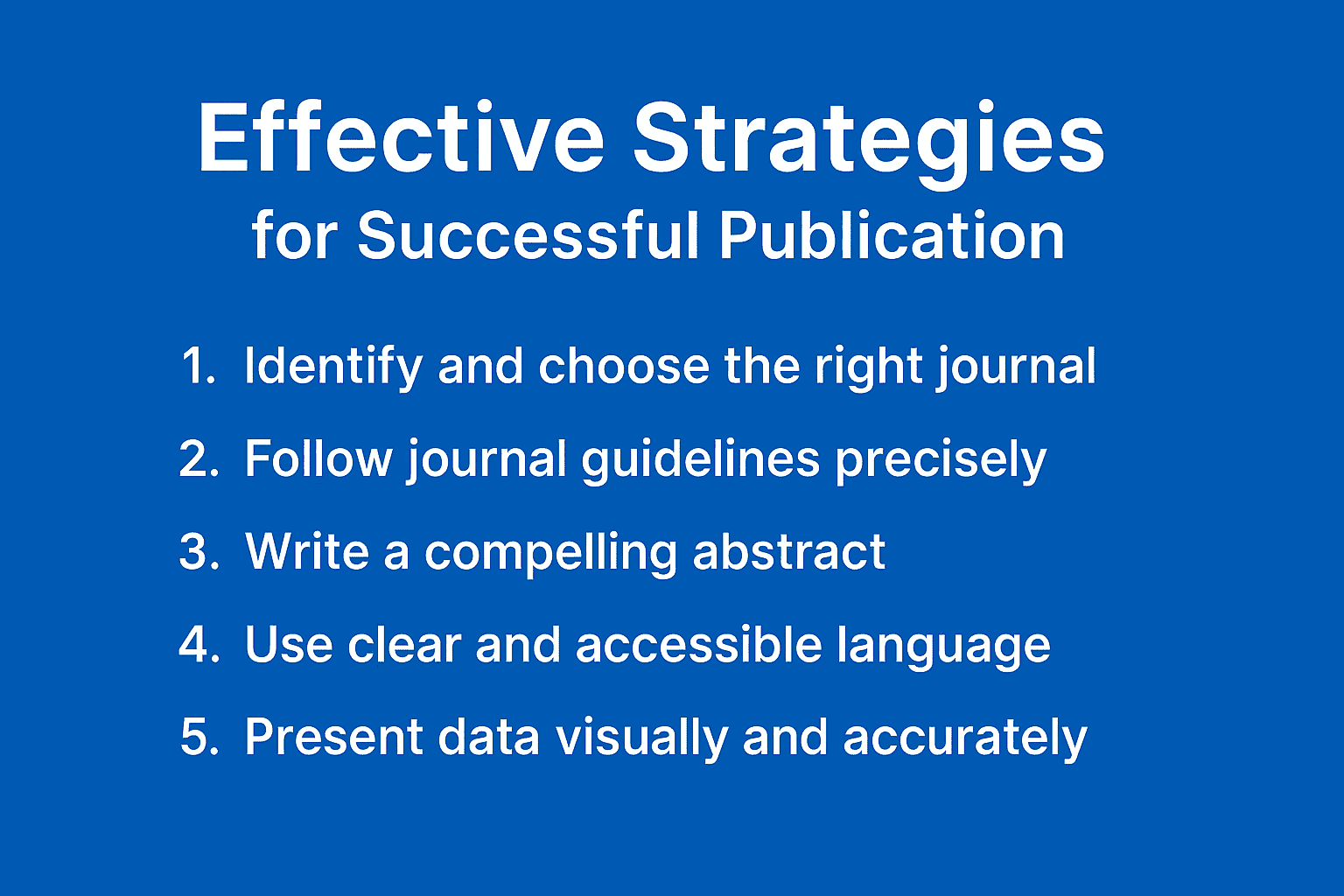 Publish Research Papers